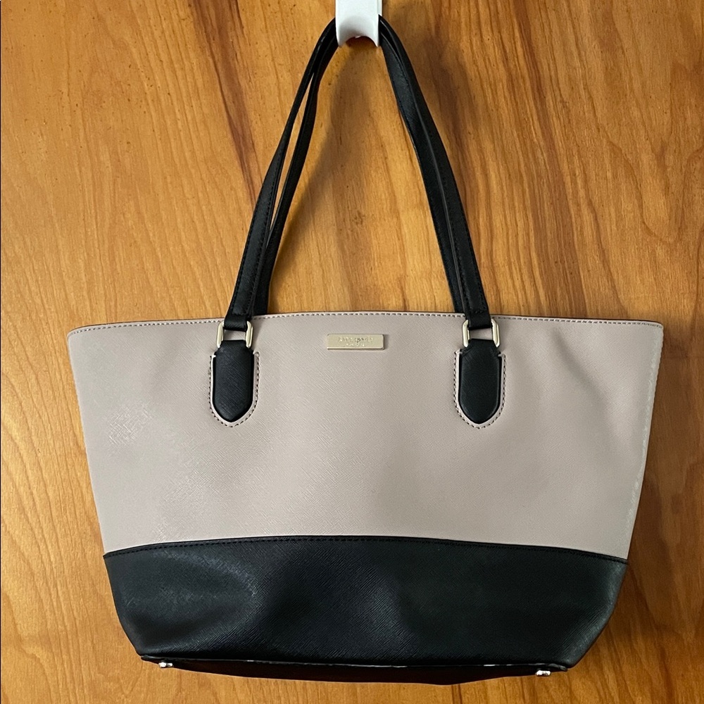 Kate Spade Black and Cream Tote Bag pop